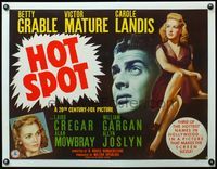 4r032 I WAKE UP SCREAMING style B 1/2sh '41 sexy Betty Grable, Victor Mature, Carole Landis,Hot Spot