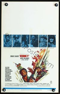4s069 CHE WC '69 art of Omar Sharif as Guevara, Jack Palance as Fidel Castro, different art!
