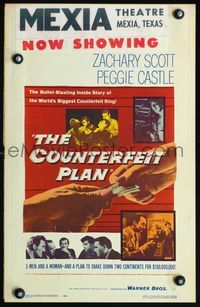 4s078 COUNTERFEIT PLAN WC '57 the inside story of the world's biggest conterfeiting ring!