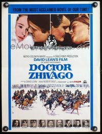 4s093 DOCTOR ZHIVAGO WC '65 Omar Sharif, Julie Christie, Geraldine Chaplin, David Lean English epic