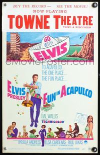 4s119 FUN IN ACAPULCO WC '63 Elvis Presley in fabulous Acapulco, Mexico + sexy Ursula Andress!
