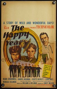 4s143 HAPPY YEARS WC '50 Dean Stockwell, Darryl Hickman, directed by William Wellman!
