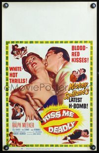 4s189 KISS ME DEADLY WC '55 Mickey Spillane, Robert Aldrich, Ralph Meeker as Mike Hammer!