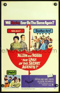 4s197 LAST OF THE SECRET AGENTS WC '66 Marty Allen & Steve Rossi tied up, Marty says Hello dere!