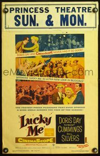 4s212 LUCKY ME WC '54 sexy Doris Day never had it so good, Robert Cummings, Phil Silvers