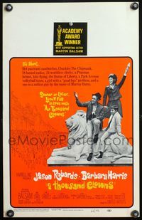 4s367 THOUSAND CLOWNS WC '66 you'll fall in love with Jason Robards, Barbara Harris & Barry Gordon!