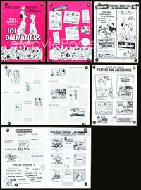 4t695 ONE HUNDRED & ONE DALMATIANS pressbook R72 most classic Walt Disney canine movie!