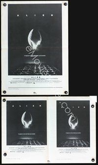 4t040 ALIEN ad mat '79 Ridley Scott outer space sci-fi monster classic, cool hatching egg image!