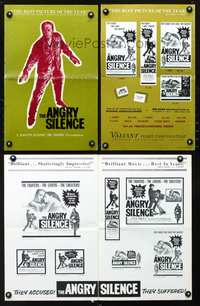 4t053 ANGRY SILENCE pressbook '61 Richard Attenborough, Pier Angeli, Guy Green directed!