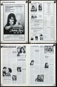 4t069 AUDREY ROSE pressbook '77 Susan Swift, Anthony Hopkins, a haunting vision of reincarnation!