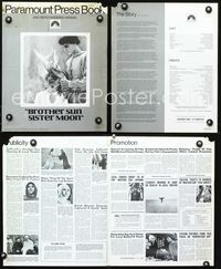 4t164 BROTHER SUN SISTER MOON pressbook '73 Franco Zeffirelli's Fratello Sole, Sorella Luna!