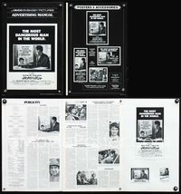 4t466 HOPSCOTCH pressbook '80 Glenda Jackson, Walter Matthau is about to expose himself!