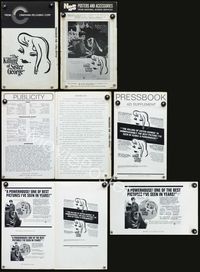 4t538 KILLING OF SISTER GEORGE pressbook '69 cool art of Susannah York, Robert Aldrich directed!