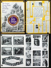 4t539 KING OF KINGS pressbook '61 Nicholas Ray Biblical epic, Jeffrey Hunter as Jesus!