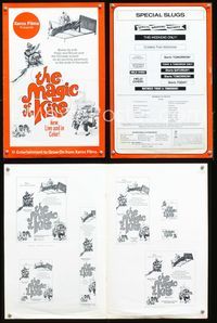 4t598 MAGIC OF THE KITE pressbook '58 Cerf-volant du bout du monde, Alain Astie, Jacques Faburel