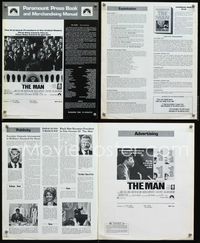 4t605 MAN pressbook '72 James Earl Jones as the first black U.S. President, written by Rod Serling!