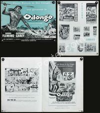 4t682 ODONGO pressbook '56 Rhonda Fleming in Kenya & Congo, the greatest is Odongo!