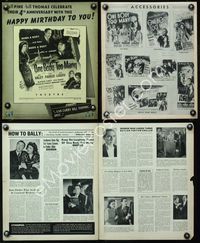 4t692 ONE BODY TOO MANY pressbook '44 Bela Lugosi in funniest killer-diller chiller!