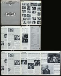 4t808 SHANKS pressbook '74 William Castle, deliciously grotesque art of French mime Marcel Marceau!