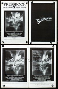4t859 SUPERMAN pressbook '78 comic book hero Christopher Reeve, Gene Hackman, Bob Peak art!