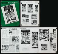 4t955 VOODOO ISLAND/BLACK SLEEP pressbook '63 Boris Karloff, Basil Rathbone, Lon Chaney!