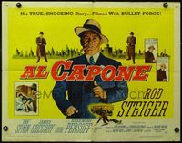 4v510 AL CAPONE style A 1/2sh '59 cool comparison of Rod Steiger to the most notorious gangster!