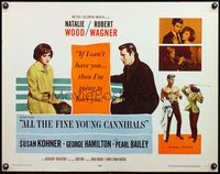 4v514 ALL THE FINE YOUNG CANNIBALS style B 1/2sh '60 Natalie Wood whipping Robert Wagner!