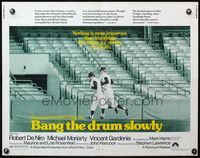 4v539 BANG THE DRUM SLOWLY 1/2sh '73 Robert De Niro, image of New York Yankees baseball stadium!