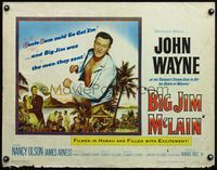 4v557 BIG JIM McLAIN 1/2sh '52 Uncle Sam said Go Get 'Em & BIG John Wayne was the man they sent!
