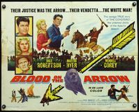 4v566 BLOOD ON THE ARROW 1/2sh '64 Dale Robertson, Martha Hyer, devils of the Apache desert!