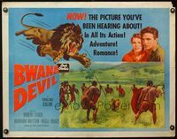 4v580 BWANA DEVIL 1/2sh R54 a lion in your lap, a lover in your arms, it's all adventure & romance!