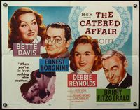 4v587 CATERED AFFAIR 1/2sh '56 Debbie Reynolds, Bette Davis, Ernest Borgnine, Barry Fitzgerald