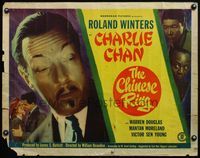 4v593 CHINESE RING 1/2sh '48 close-up of Roland Winters as Asian detective Charlie Chan!