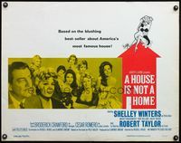 4v705 HOUSE IS NOT A HOME 1/2sh '64 Shelley Winters, Robert Taylor & 7 sexy hookers in brothel!