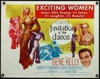 4v724 INVITATION TO THE DANCE 1/2sh '57 images Gene Kelly dancing with sexy Tamara Toumanova!