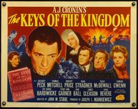 4v740 KEYS OF THE KINGDOM 1/2sh R54 religious Gregory Peck, Vincent Price, Thomas Mitchell!