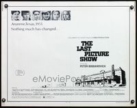 4v752 LAST PICTURE SHOW 1/2sh '71 Peter Bogdanovich, Jeff Bridges, Ellen Burstyn, Tim Bottoms!