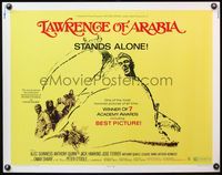 4v757 LAWRENCE OF ARABIA 1/2sh R71 David Lean classic starring Peter O'Toole, it stands alone!