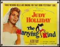 4v777 MARRYING KIND yellow style 1/2sh '52 wedding bells are ringing for pretty bride Judy Holliday!