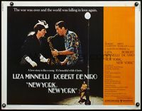 4v803 NEW YORK NEW YORK 1/2sh '77 Robert De Niro plays sax while Liza Minnelli sings!
