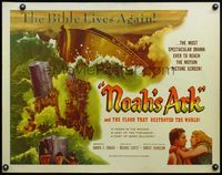 4v809 NOAH'S ARK 1/2sh R57 Michael Curtiz, cool art of the flood that destroyed the world!
