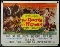4v840 ROOTS OF HEAVEN 1/2sh '58 directed by John Huston, Errol Flynn & sexy Julie Greco in Africa!