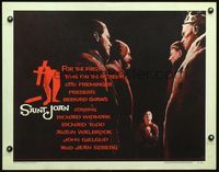 4v842 SAINT JOAN style B 1/2sh '57 Jean Seberg as Joan of Arc, Preminger, Saul Bass art, different!
