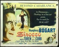 4v866 SIROCCO 1/2sh '51 Humphrey Bogart goes beyond Casablanca in Damascus, sexy Marta Toren!