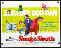 4v878 SONG OF THE SOUTH 1/2sh R80 Walt Disney, Uncle Remus, Br'er Rabbit, Fox & Bear!