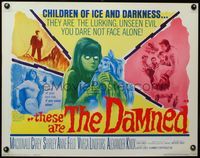 4v915 THESE ARE THE DAMNED 1/2sh '63 Joseph Losey teams with D.H. Lawrence to make spooky horror!
