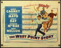 4v972 WEST POINT STORY 1/2sh '50 dancing cadet James Cagney, Virginia Mayo, Doris Day, MacRae