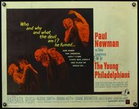 4v997 YOUNG PHILADELPHIANS 1/2sh '59 rich lawyer Paul Newman defends friend from murder charges!