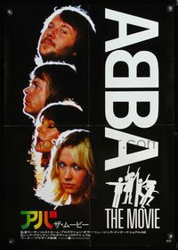 4v006 ABBA: THE MOVIE Japanese '78 Swedish pop rock, headshots of all 4 band members!