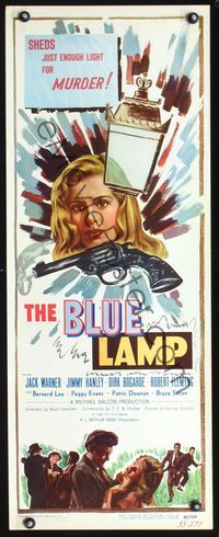 4w074 BLUE LAMP insert '50 directed by Basil Dearden, it sheds just enough light for murder!
